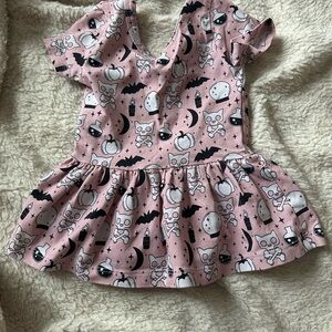 Pink Halloween-Themed Dress